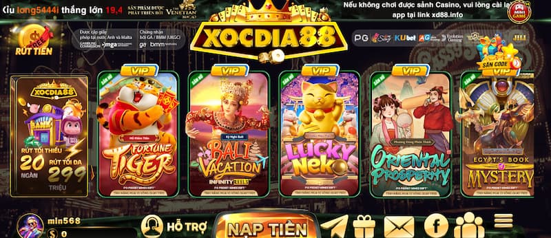 Đa dạng thể loại nổ hũ đổi thưởng